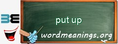 WordMeaning blackboard for put up